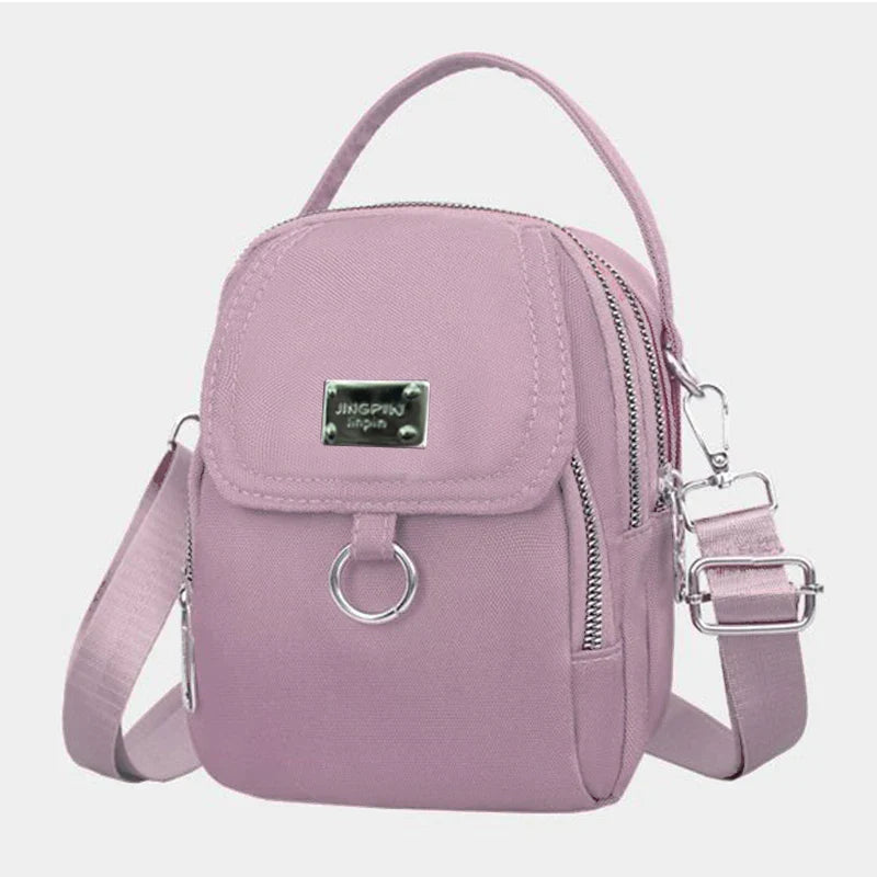Women’s Mini Multi-Color Crossbody Bag – Compact Shoulder Bag for Daily Casual Outings, Campus, and Commute
