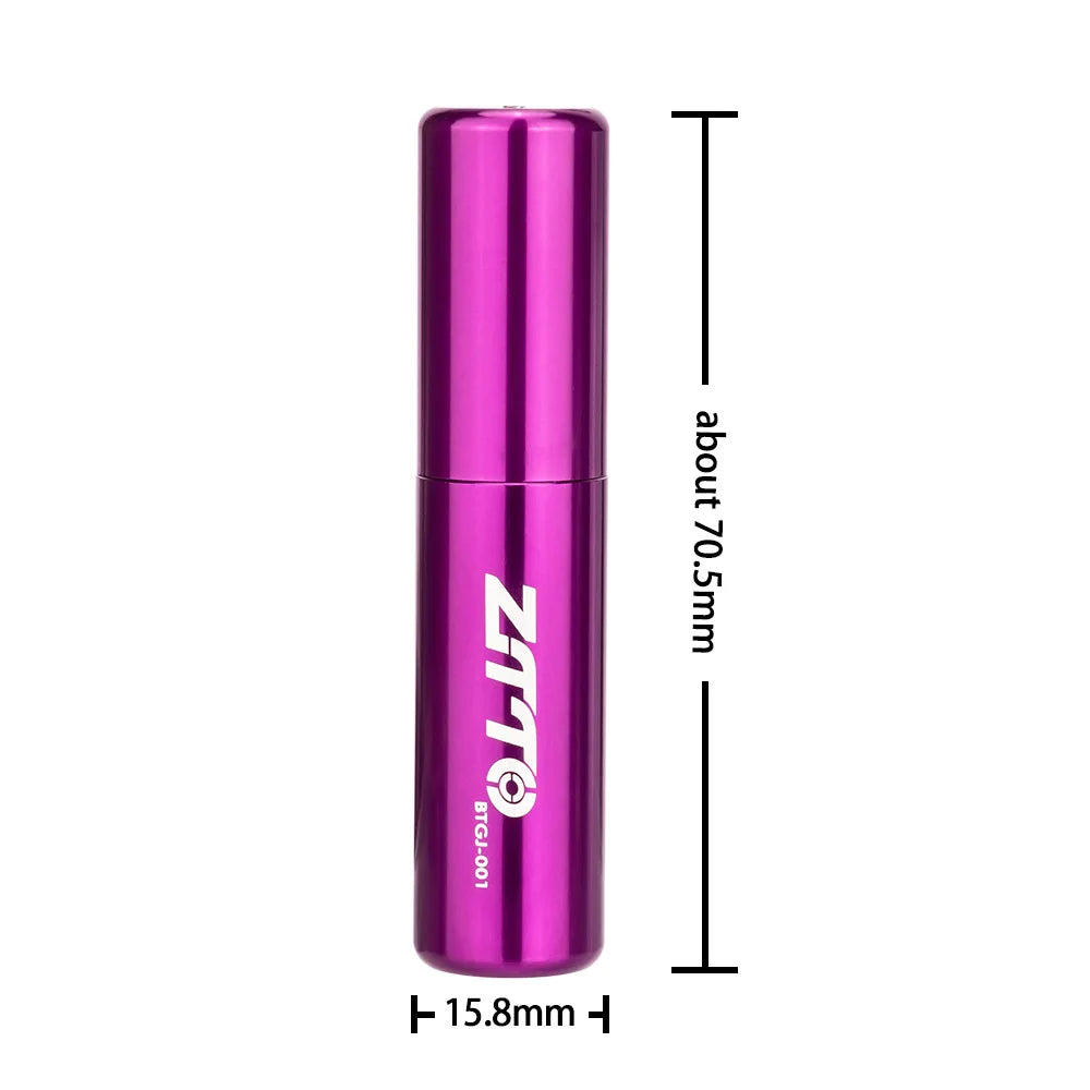 ZTTO Tubeless Bike Tire Repair Kit – Flat Puncture Plug Tool with Strips & Handlebar Storage for MTB & Road Bikes