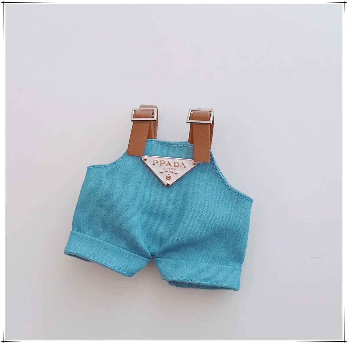 17cm Labubu Mini Doll Outfit Set - Hat, Clothes & Shoes for Labubu II Sitting Party Game Accessories