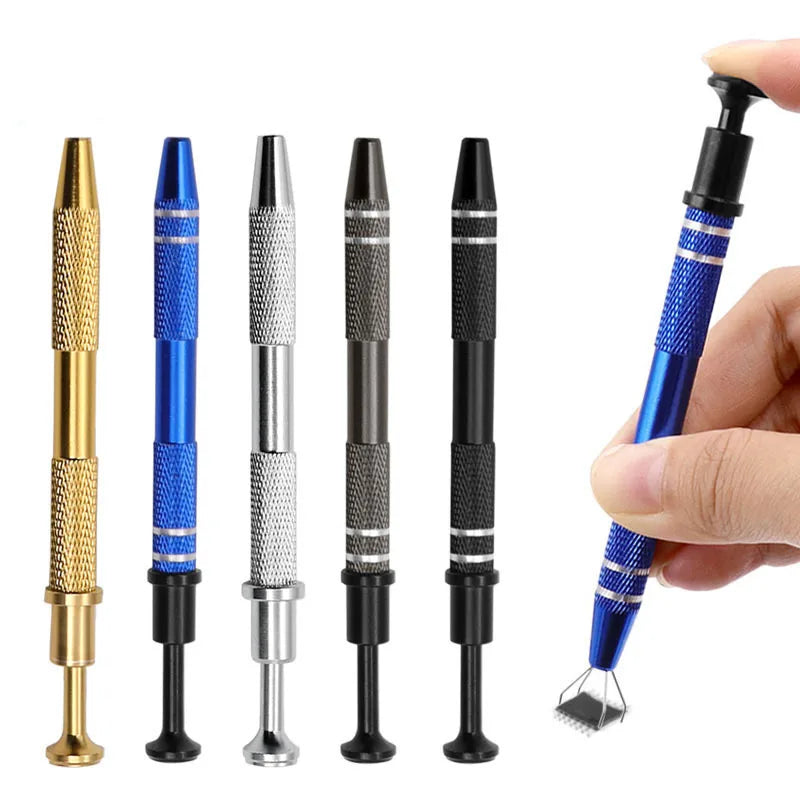4-Claw Bead Holder Pick-Up Tool – Precision Diamond & Gem Grabber Tweezer for Jewelry & Piercing