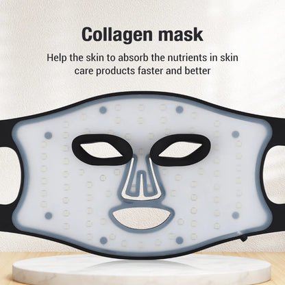 Red Light Therapy Mask - 460nm, 660nm, 850nm LED Beauty Device for Skin Rejuvenation, Anti-Aging & Wrinkle Repair