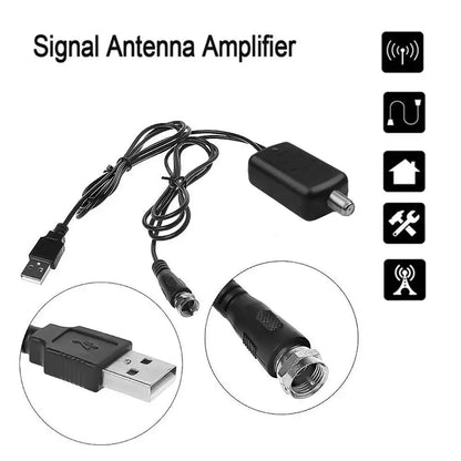 Digital TV Antenna Signal Amplifier – 4K UHD High-Definition Signal Enhancer for Better Reception