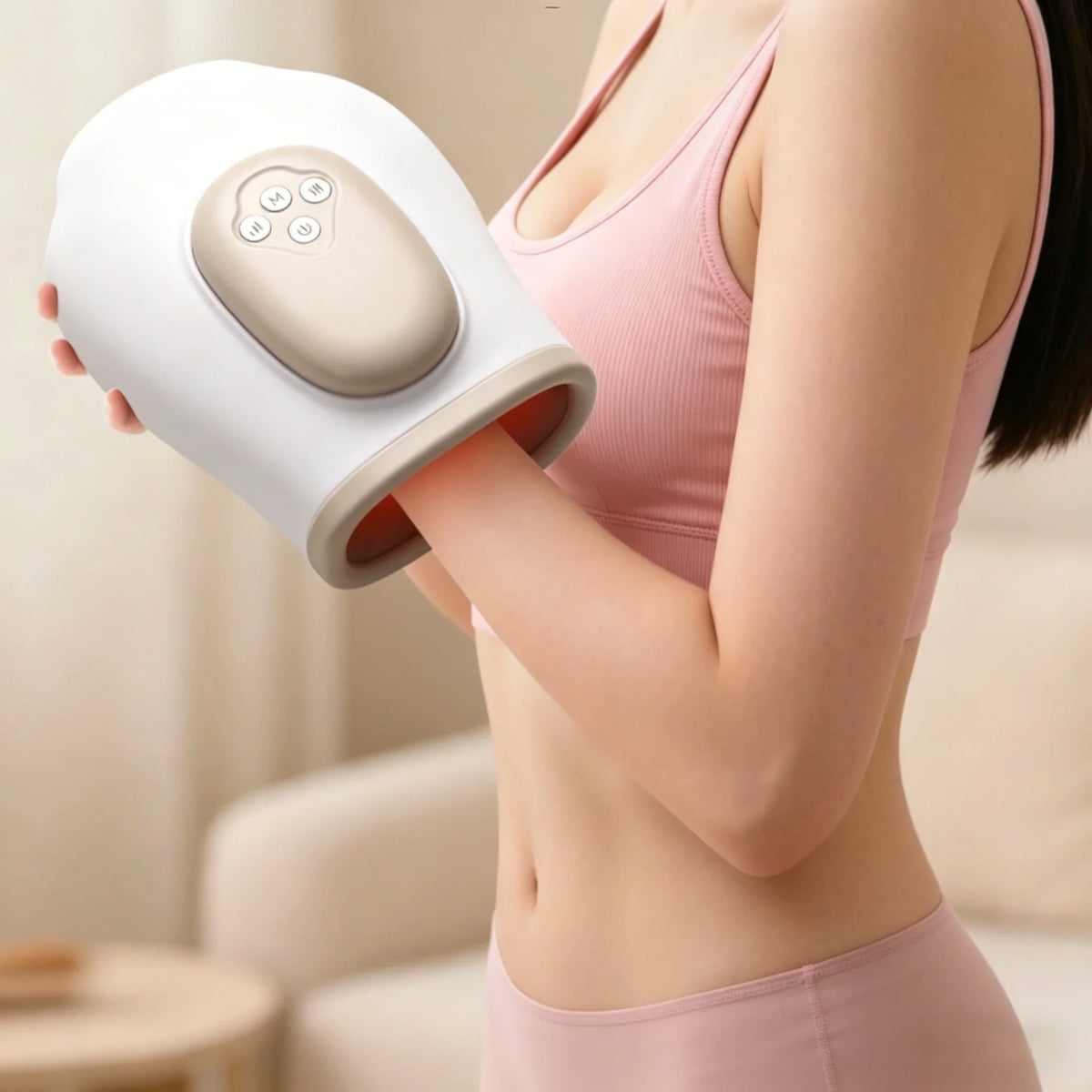 Hand Massager with Air Compression - Vibration Glove for Finger, Wrist & Palm Relaxation