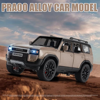 1:32 Toyota Prado Land Cruiser Alloy Diecast Model Car – Off-Road Toy for Kids & Collectible Gift