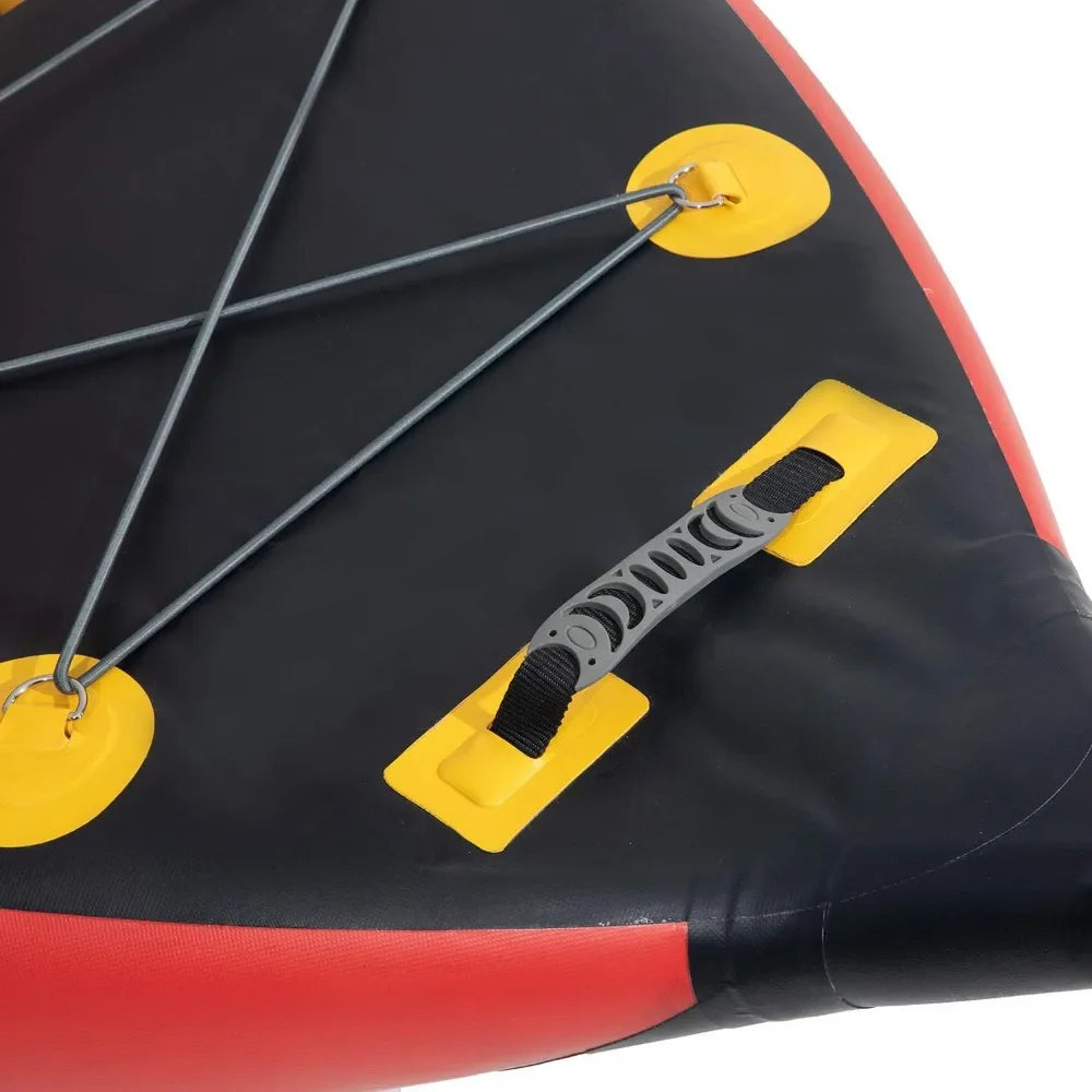 1-2 Person Professional Series Kayak – Lightweight Inflatable Sit-in Boat Set with Paddle for Emergency & Outdoor Use