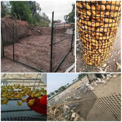 Black Plastic Leakproof Mesh Net – Garden Safety Fence for Cats, Pets, Chickens, Ducks, Balcony & Stair Protection