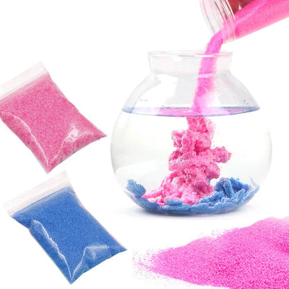 DIY Magic Sand Toy – Colorful Waterproof Space Sand for Molding, Slime & Antistress Fun, Kids Gift
