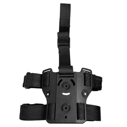T40 Tactical Drop Leg Holster Gun Belt – Adjustable Molle Low-Ride Pouch for Pistol, Mag, Handcuff & Pepper Spray Storage