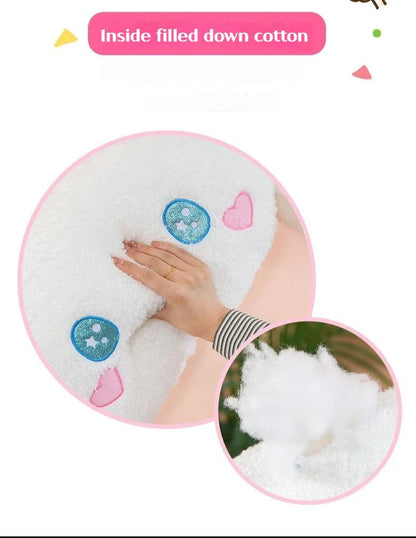 70 / 90 / 110 / 130cm cm Aoger Cinnamoroll Plush Doll – Kawaii Cartoon Stuffed Toy, Car Headrest Pillow & Back Cushion, Birthday Gift