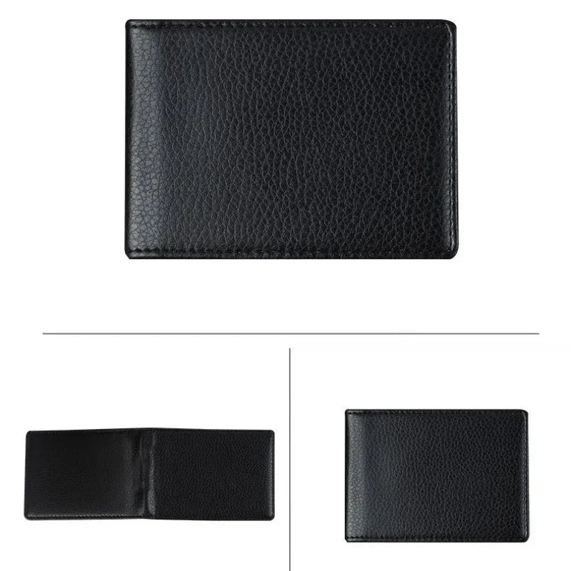 PU Leather Driver License Holder — Car Document Wallet for ID, Pass, Certificate, and Card Storage