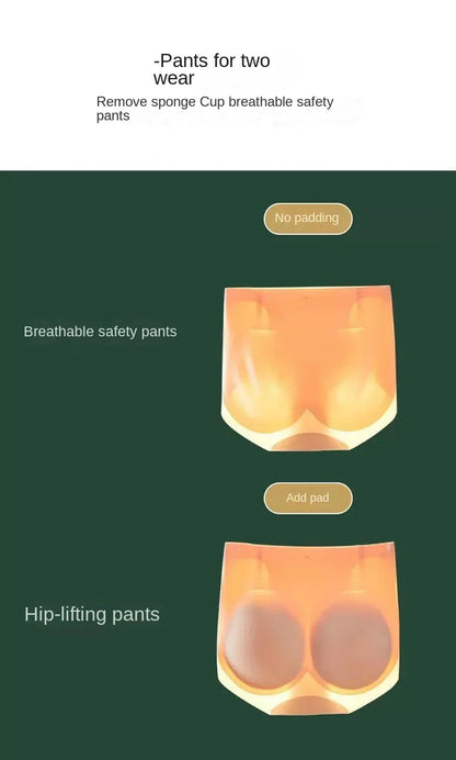 Summer Seamless Bodyshaper Panties – Silicone Hip & Butt Pads, Push-Up Briefs, Sexy Bum Lifter Lingerie