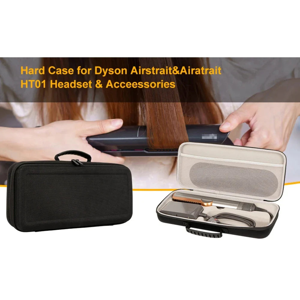 Hard EVA Travel Case for Dyson Airstrait HT01 – Portable Storage Box for Hair Straightener Accessories