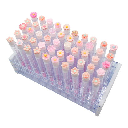 10/50PCS Reusable Eyelash & Eyebrow Brush Tubes — Replaceable Dust-Proof Wands Storage & Makeup Tool