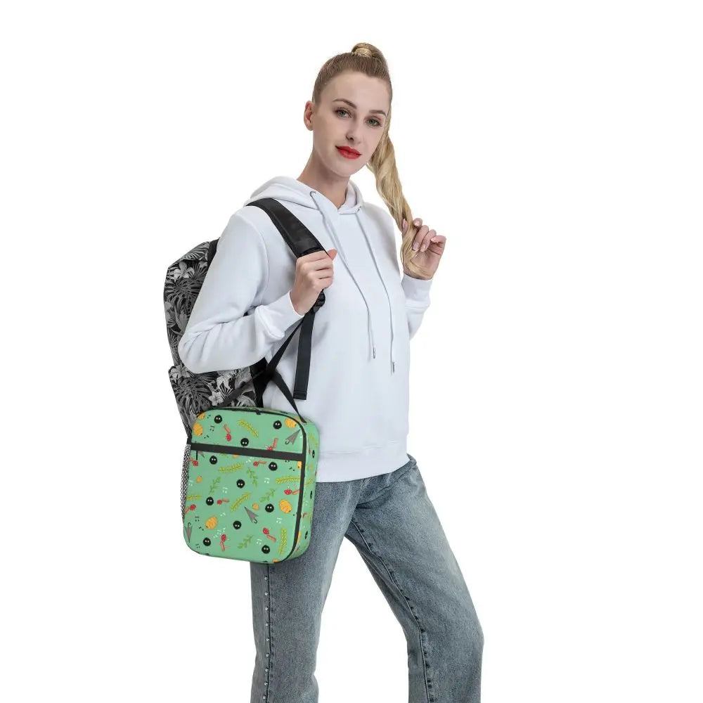 Totoro Miyazaki Anime Insulated Lunch Tote Bag – Portable Thermal Cooler for School & Office