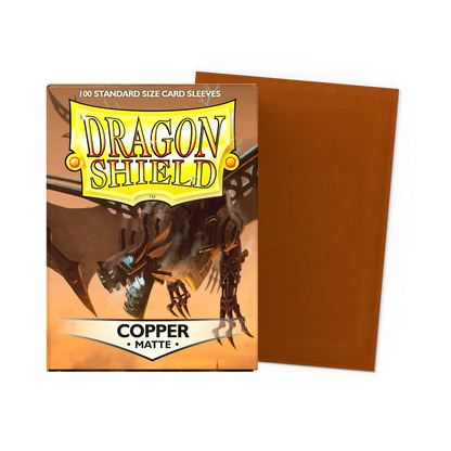 100PCS Dragon Shield Card Sleeves Box — Multicolor Matte Protectors for TCG, PTCG & Board Games