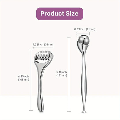 Newest Stainless Steel Full Body Ice Roller – Face & Eye Massager for Firming, Lifting, and Tightening Skin