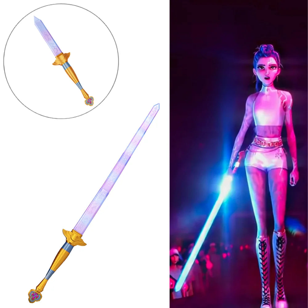 Rumi Demon Hunter Cosplay Long Sword Prop – K-Pop Cartoon Roleplay Costume Accessory