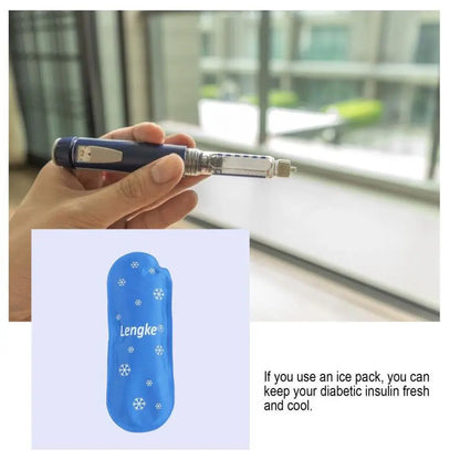 Portable Reusable Diabetic Insulin Cooling Bag – 1/3pcs Cold Gel Ice Pack Protector, Travel Cooler Case