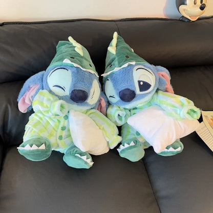 30-40cm Dinosaur Plush Doll – Cute Lilo & Stitch Sleepwear Toy, Summer Dream Series Large Pillow, Kids Birthday Gift
