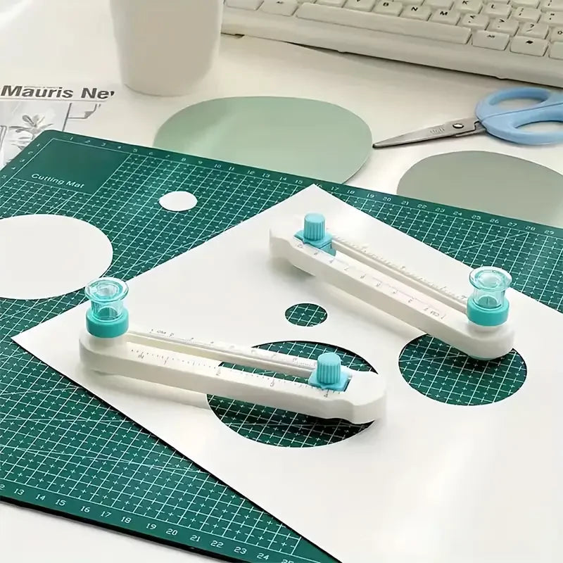 2-20cm Circle Paper Cutter - Multifunctional Craft Cutting Tool for Scrapbooking and Card Making, Ideal for Home, Study, and Office