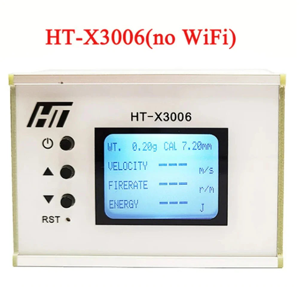HT-X3006 Shooting Speed Meter – 1-999m/s Bullet Velocity & Energy Chronograph Tester
