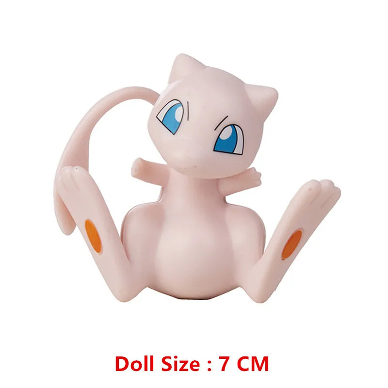 Pokemon Anime Figures – Pikachu, Eevee, Gengar & More Cartoon Action Model Toys for Kids, Bulk Purchase