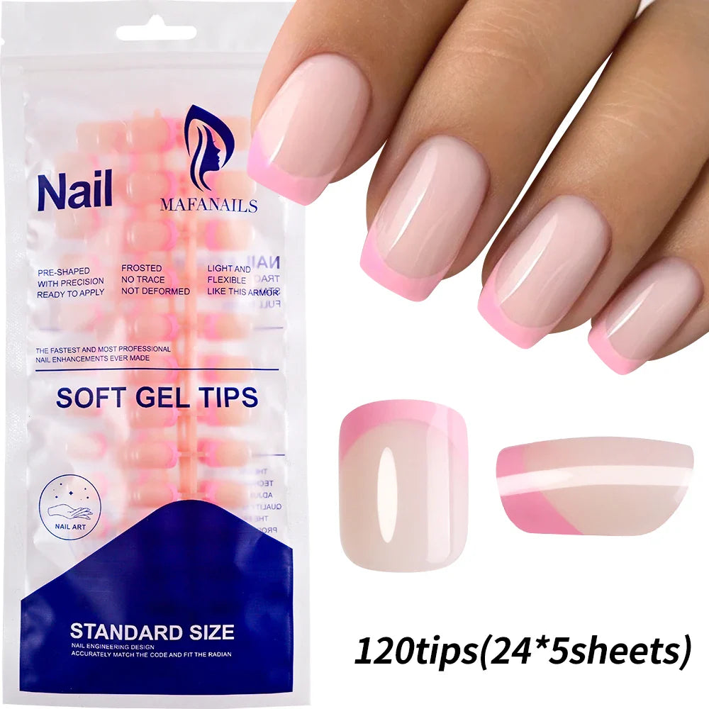 576PCS Colorful Press-On Fake Nails Set – Black & Red Oval/Square Short Full Cover Nail Tips for Salon-Style Nail Art