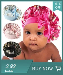 Women’s Satin Bonnet Cap – Double Layer Silky Big Bonnet, Printed Sleep Cap & Head Wrap for Ladies