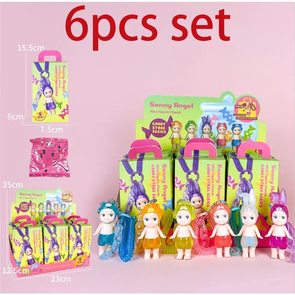 Sonny Angel Candy House Series Blind Box – Cute Doll Keychain Pendant, Handmade Birthday Gift for Girls
