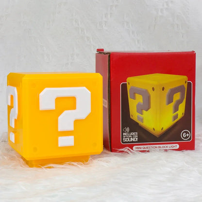 LED Question Mark Night Light with Music — Anime Style USB Rechargeable Bedside Lamp for Children’s Bedroom, Gift