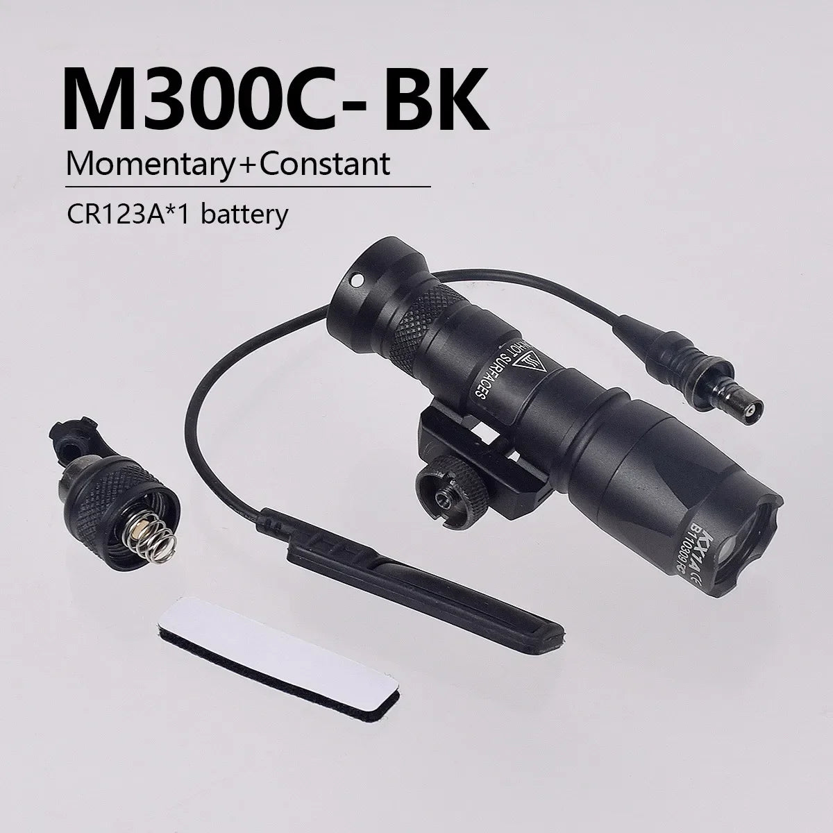 SureFire M600C/M600/M300/X300 Tactical Scout Light — Rifle Flashlight with Momentary Pressure Switch, US Warehouse
