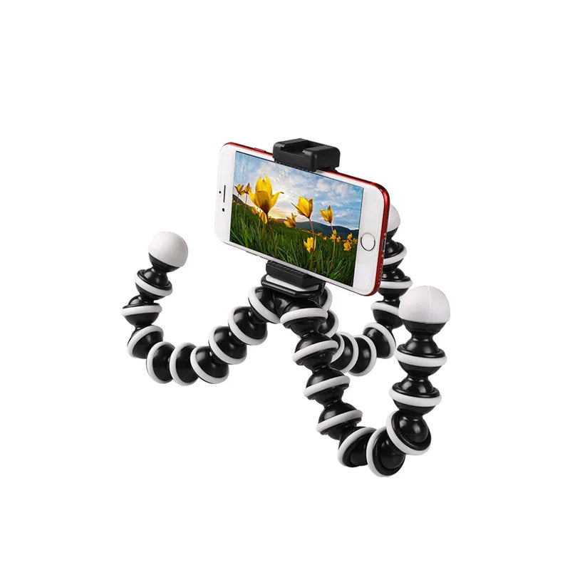 Octopus Flexible Tripod Stand for Smartphone & DSLR Camera – Foldable Desktop Tripod in 4 Sizes