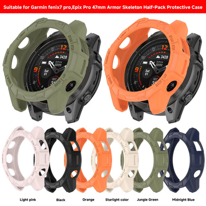 TPU Soft Silicone Case for Garmin Epix Pro Gen 2 & Fenix 7 Series – Protective Watch Cover Shell 42mm 47mm 51mm Accessories