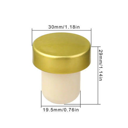 Silicone Wine Bottle Stopper Set – Vacuum-Sealed Champagne and Beer Corks, Kitchen Bar Tool for Freshness Preservation