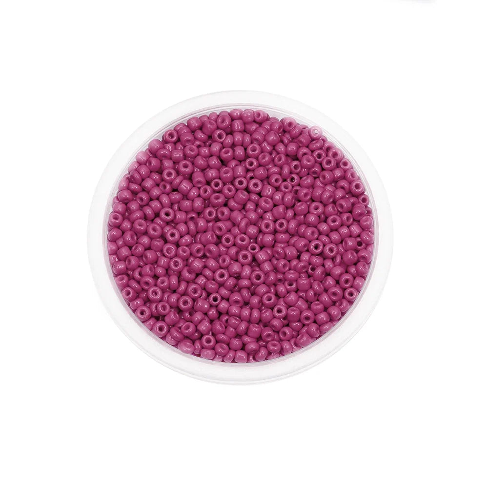Czech Glass Seed Beads 3/4mm 300/600Pcs - Small Round Loose Charm Beads for DIY Jewelry Making, Earrings, Bracelets & Crafts