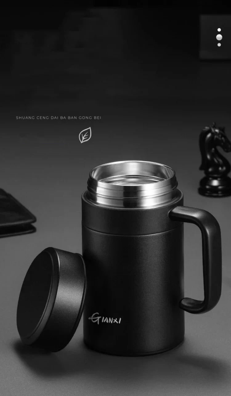 Large Capacity Stainless Steel Vacuum Flask Heat Preservation Insulated Household Cup