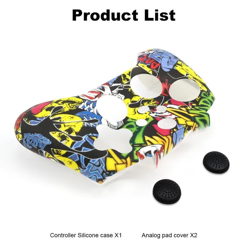 Silicone Protective Case for Xbox Series X/S Controller — Thumbstick Grips & Joystick Cover Gamepad Accessories