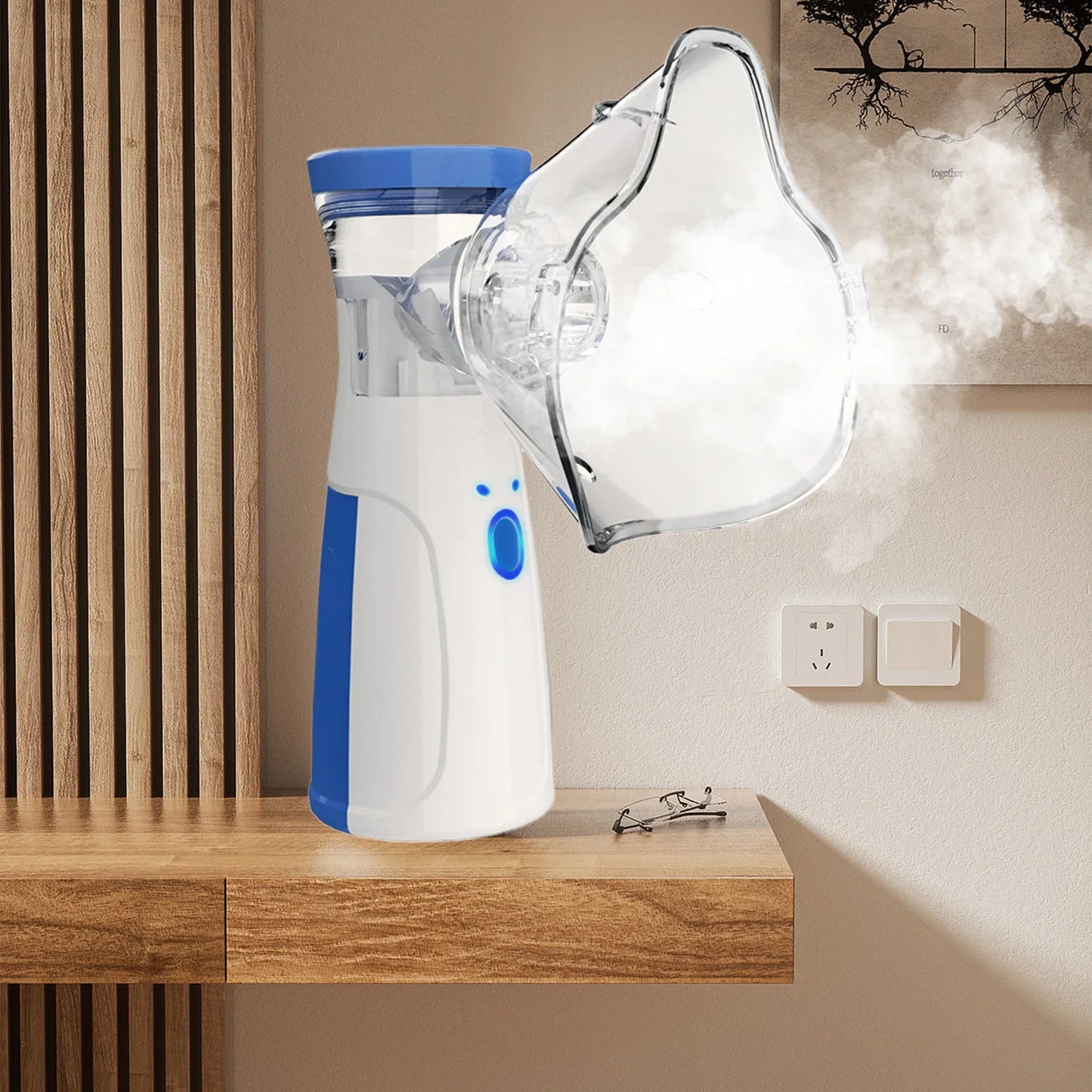 Revitalize 2-in-1 Facial Steamer & Humidifier — Nano Ion Mist for Skin and Air Moisturizing with Water Tank