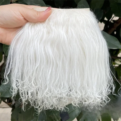 Mongolia Fur Sheepskin Curly Hair Extensions — Cute Wool Texture Wigs for SD, Blyth & BJD Dolls