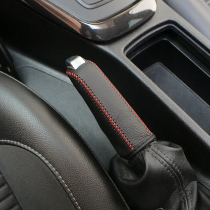 Carbon Fiber Leather Handbrake Cover for Peugeot – Fits 307, 308, 407, 206, 207, 3008, 406, 208, 2008, 508 & More