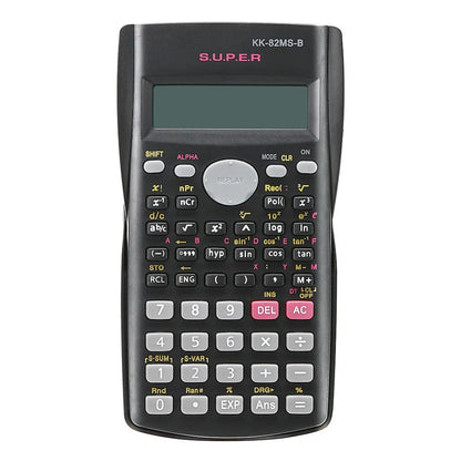 240-Function Scientific Calculator 2-Line Display Portable Multi-Purpose Student Math Teaching Calculator for School & Exams