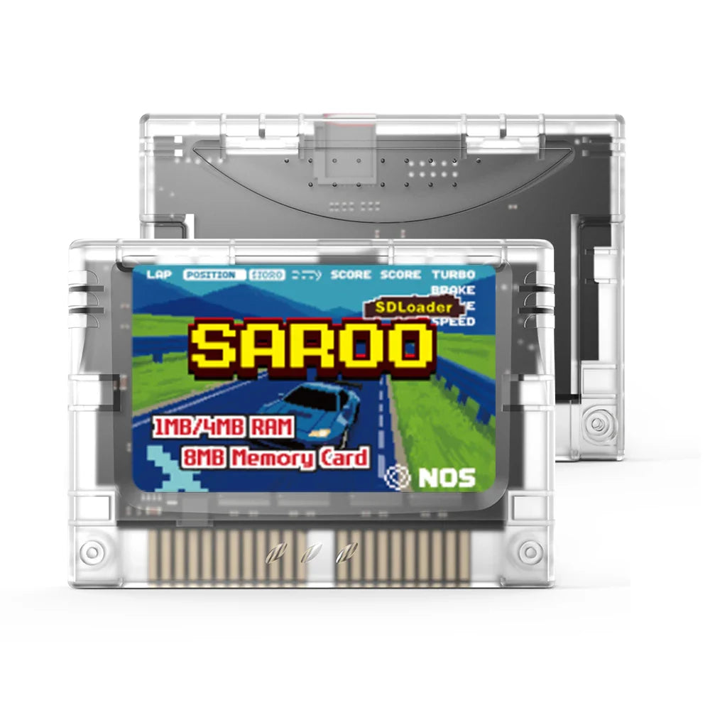EPICJOY SEGA Saturn SAROO Optical Drive Emulator — SDLoader FlashCart with 1MB/4MB RAM & 8MB Memory Card