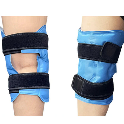 Reusable Gel Knee Ice Pack — Hot & Cold Compress for Knee Pain Relief & Foot Care