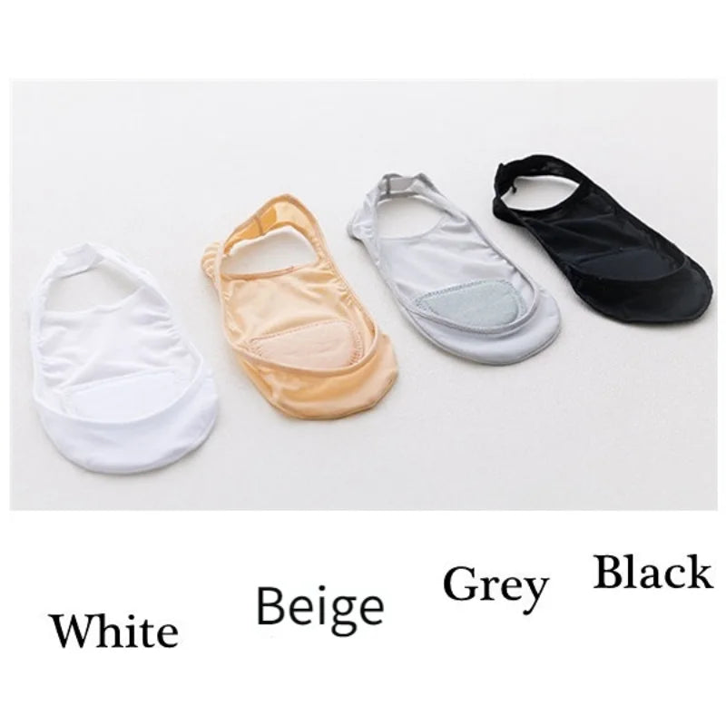 1 Pair Ultrathin Invisible Silk Socks for High Heels | Nonslip Half-Palm Suspender Sock Slippers | Ice Silk Thin Shallow Mouth