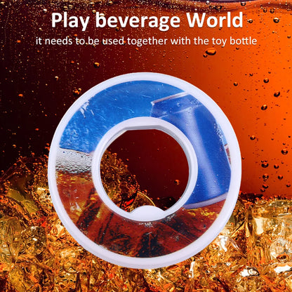 Flavored Sports Water Bottle with Scented Pods – 0 Calorie Fragrance Ring Drinking Cup