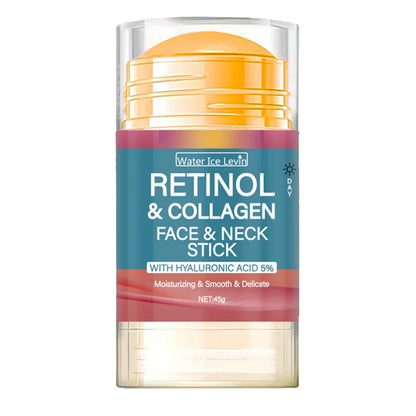 Retinol Lifting & Firming Face Cream Stick — Collagen Moisturizer, Wrinkle Smoothing, Whitening & Brightening Skincare