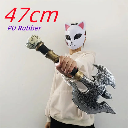 Halloween Cosplay Knife Prop - PU Safety Short Knife Replica for Role Playing & Costume Events