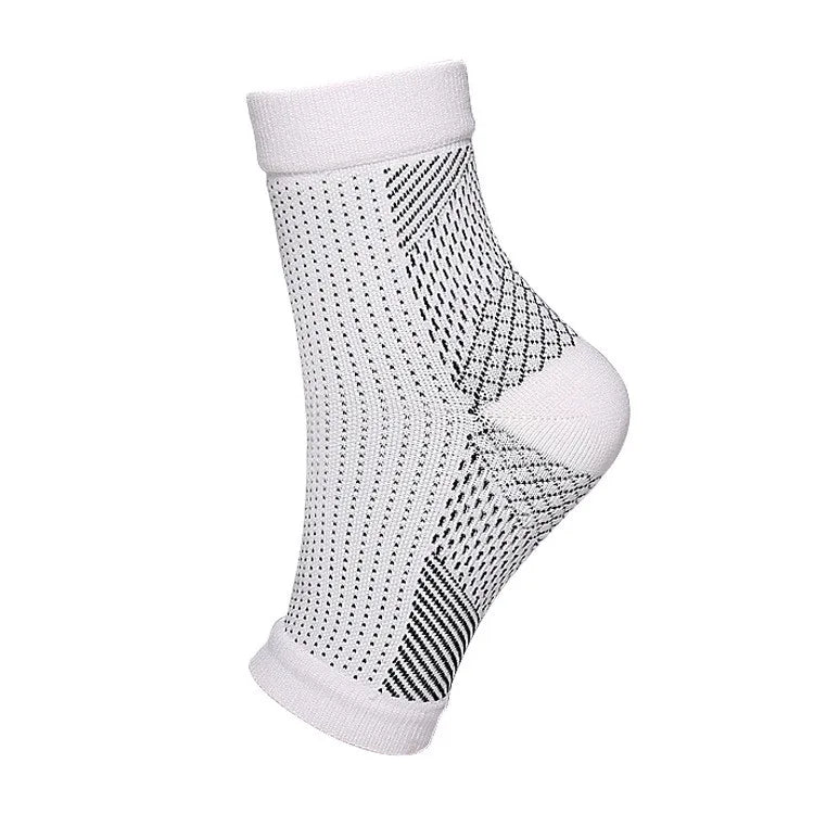 Sports Ankle Support Brace – Compression Sleeve Sock for Plantar Fasciitis, Achilles Tendonitis & Heel Pain