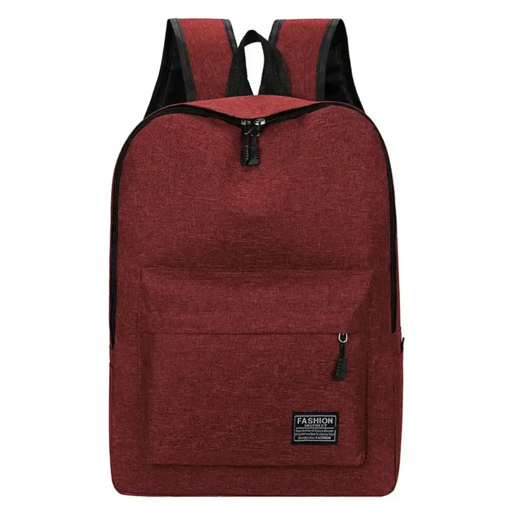 Trendy Minimalist Large Capacity Backpack for Men & Women – Versatile School, Travel & Laptop Bag, Washable Unisex Design