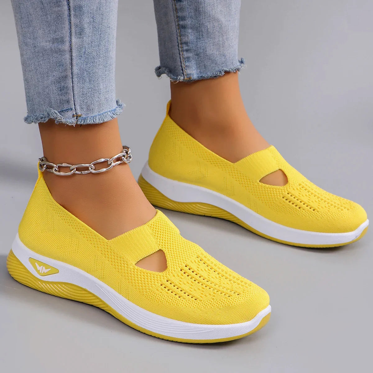 Spring Women's Sports Shoes – Breathable, Lightweight, Non-Slip, Wear-Resistant Casual Sneakers